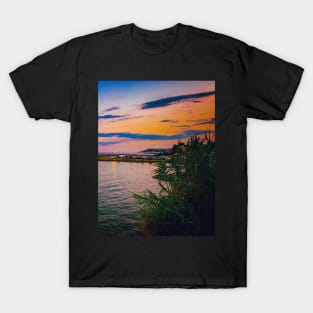 Summer Sunset Clouds Seascape Italy T-Shirt